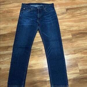 Levi's Men's Dark Indigo Straight Jeans